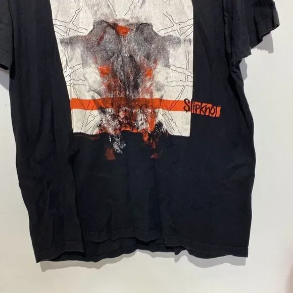 Slipknot Men's Black Cotton Short Sleeve Graphic 2018 Band T-Shirt Size XL - Picture 2 of 11